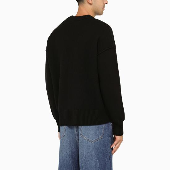 25SS 아미 빅하트 로고 가디건 BFUKC006018009 DOM - AMI