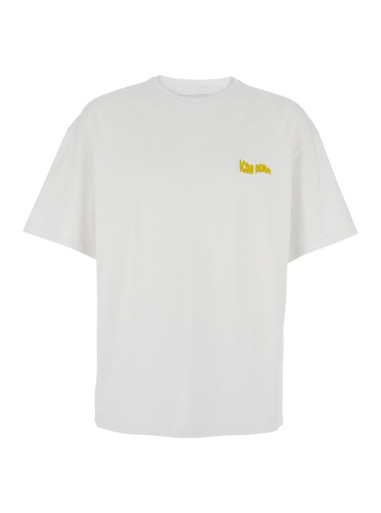 25SS 아이콘데님 반팔 티셔츠 LEONJ812WHITE White