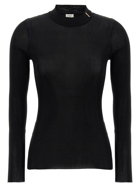 25SS 생로랑 탑 654478Y75AI1000 Black