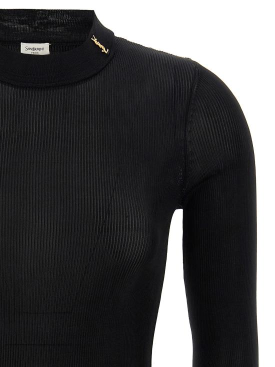 25SS 생로랑 탑 654478Y75AI1000 Black - SAINT LAURENT
