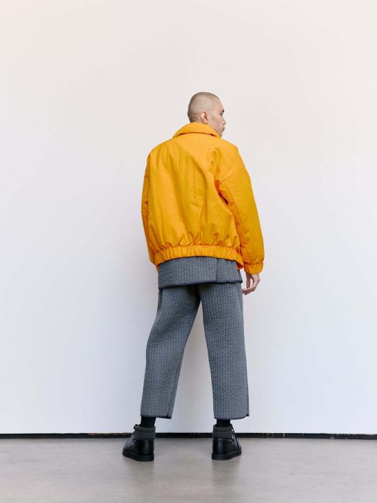  맨틀 자켓 R17 D3 네온 나일론 다운 재킷 - MAN-TLE