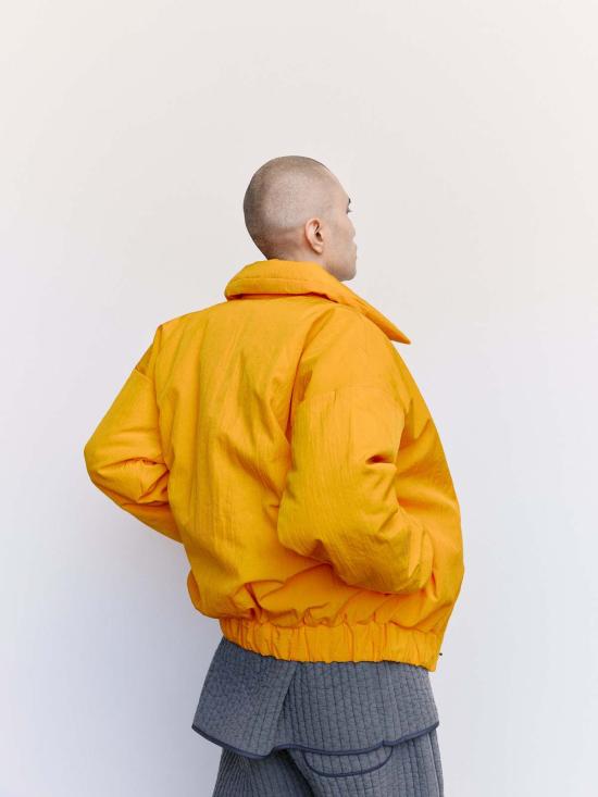  맨틀 자켓 R17 D3 네온 나일론 다운 재킷 - MAN-TLE