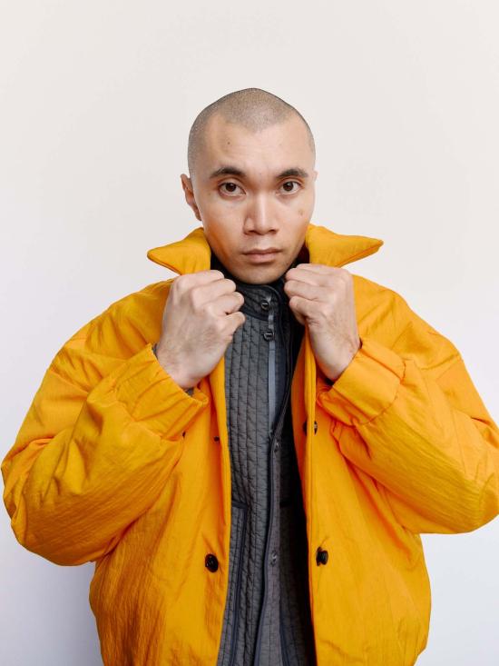  맨틀 자켓 R17 D3 네온 나일론 다운 재킷 - MAN-TLE