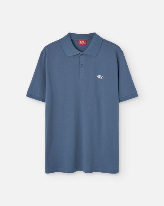 24FW 디젤 폴로 티셔츠 A150570AIJR 89M Azul