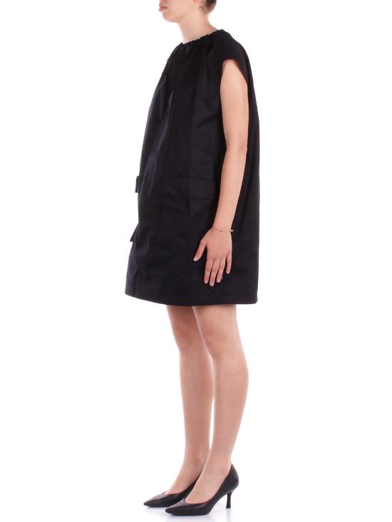 25SS 엠포리오 아르마니 미디 원피스 EW000839AF10209 UB084 Blue - EMPORIO ARMANI