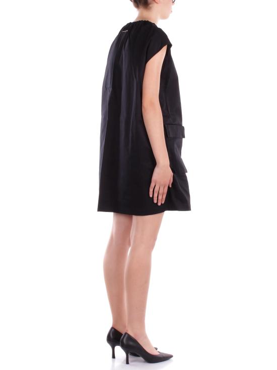 25SS 엠포리오 아르마니 미디 원피스 EW000839AF10209 UB084 Blue - EMPORIO ARMANI