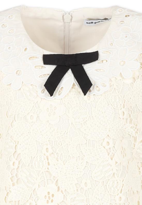 25SS [키즈] 셀프 포트레이트 원피스 SS25 709S C IVORY - SELF PORTRAIT