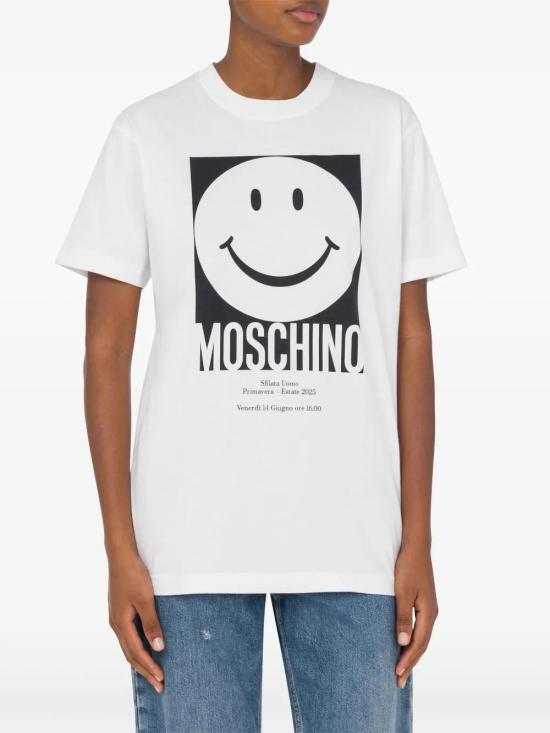 25SS 모스키노 반팔 티셔츠 J071605411001 - MOSCHINO