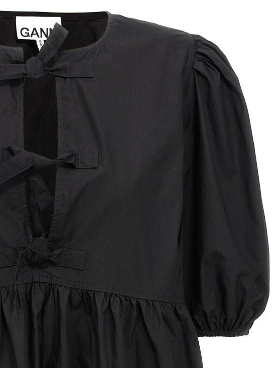 25FW 가니 숏 원피스 F9005099 Black - GANNI