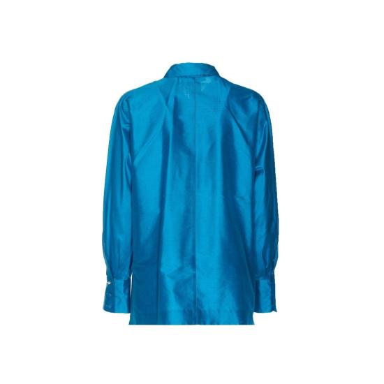 24FW 막스마라 스튜디오 셔츠 2416191024600CANGA 004 Blue BLUE - MAX MARA STUDIO