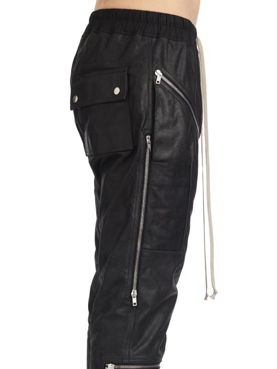 25FW 릭 오웬스 스트레이트 팬츠 LRU01E5368LSU09 Black - RICK OWENS