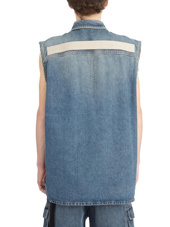 25SS 다크쉐도우 데님 셔츠 LDU01E3764DWB06 Light blue - DRKSHDW