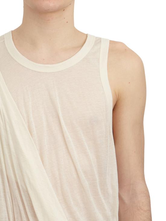 25SS 릭 오웬스 민소매 티셔츠 LRR01E5152UC41 White - RICK OWENS