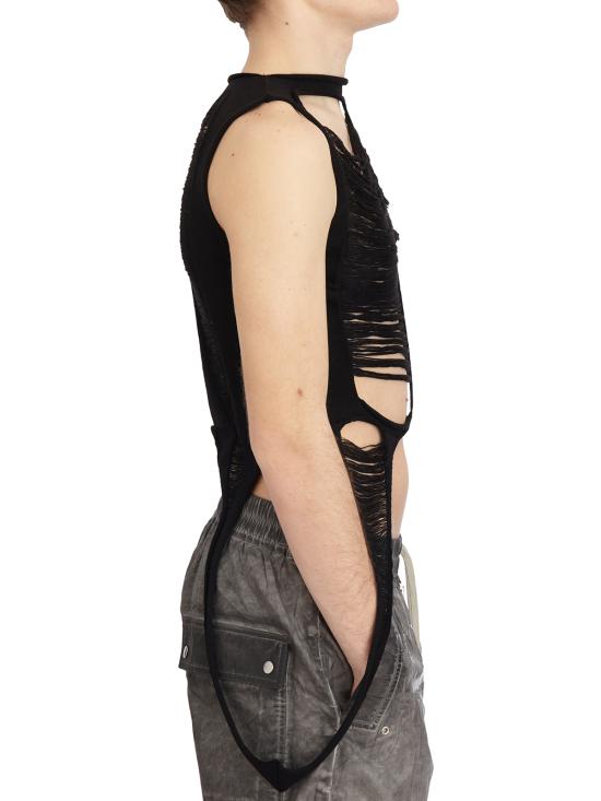 25SS 릭 오웬스 민소매 티셔츠 LRR01E5670KGRIDM09 Black - RICK OWENS