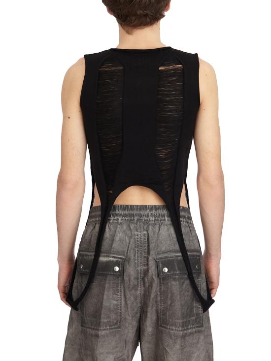 25SS 릭 오웬스 민소매 티셔츠 LRR01E5670KGRIDM09 Black - RICK OWENS