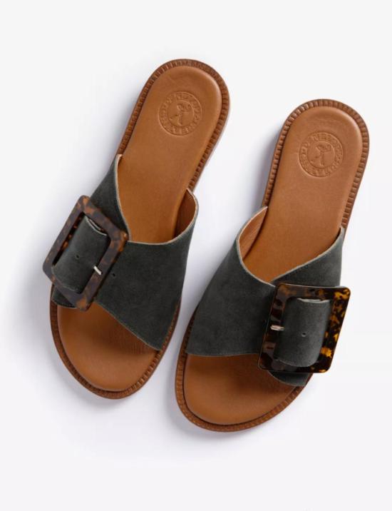  PENELOPE CHILVERS 뮬/슬리퍼 페넬로페 칠버스 비아리츠 슬라이드 카키 - OTHER BRANDS