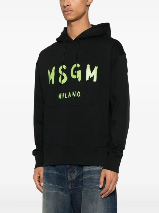 25SS 엠에스지엠 후드 티셔츠 3840MM515 257000 99 BLACK - MSGM