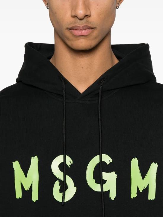 25SS 엠에스지엠 후드 티셔츠 3840MM515 257000 99 BLACK - MSGM