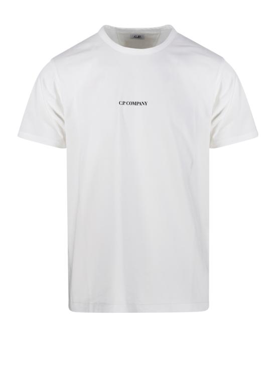 25SS 씨피 컴퍼니 반팔 티셔츠 18CMTS085A005431G103 GAUZE WHITE DOM