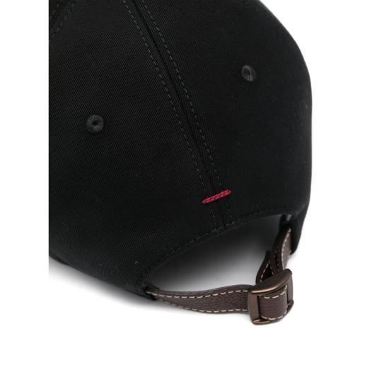 26FW 브루넬로 쿠치넬리 로고 자수 베이스볼 캡 M252D9850 CEK15 BLACK DOM - BRUNELLO CUCINELLI