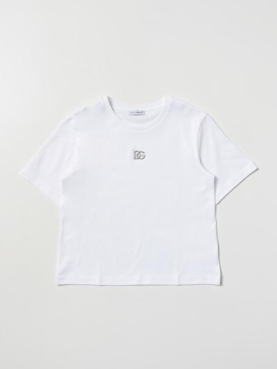 25FW [키즈] 돌체앤가바나 티셔츠 L5JTAZG7B6N W0800 White
