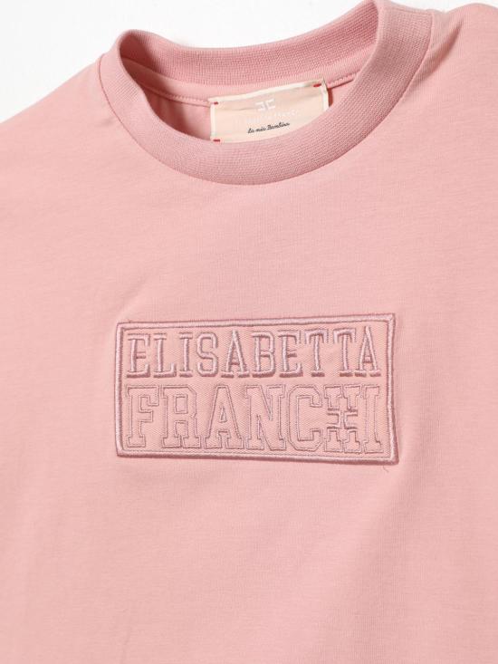  [키즈] 엘리자베타프랜치 티셔츠 EFTS224JE006 C021 Pink - ELISABETTA FRANCHI