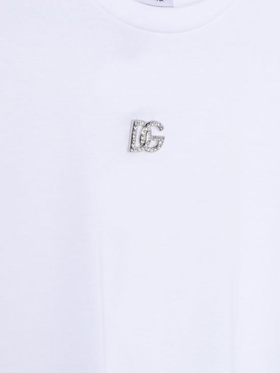  [키즈] 돌체앤가바나 티셔츠 L5JTAZG7B6N W0800 White - DOLCE & GABBANA