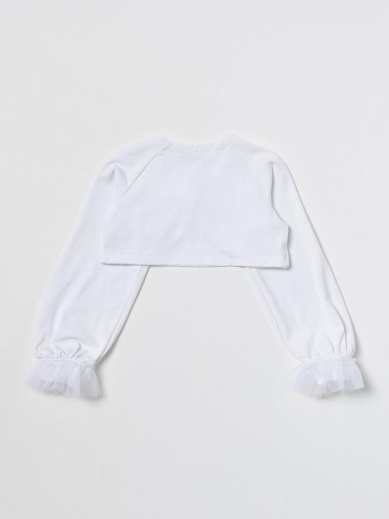 25FW [키즈] 모나리자 풀오버 17ACAR1204 0099 White 1 - MONNALISA