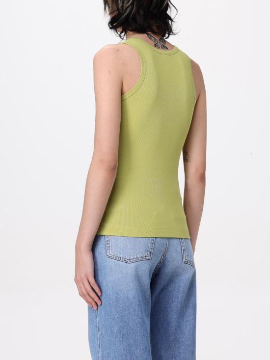 25FW 핑코 민소매 티셔츠 100807A2C1 T52 Forest Green - PINKO