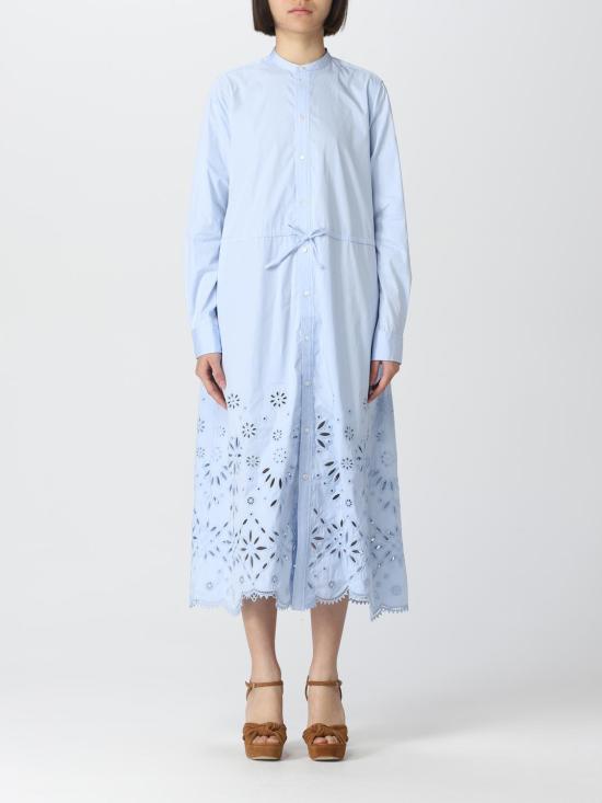  폴로 랄프로렌 롱 원피스 211892418 001 Gnawed Blue