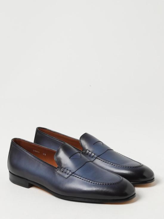 25FW 듀칼 로퍼 DU2983PANNUF159 NA00 Gnawed Blue - DOUCAL’S