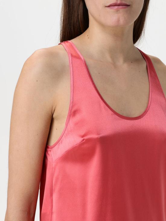 25FW 핑코 민소매 티셔츠 104670A2JR N55 Coral - PINKO