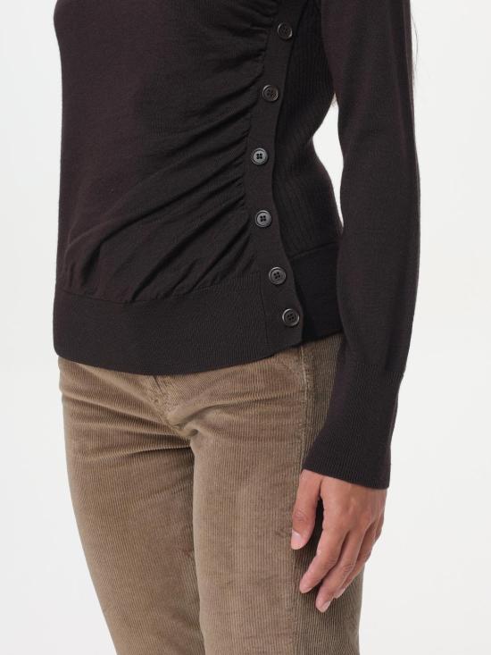 24FW 핑코 터틀넥 103932A189 M28 Brown - PINKO