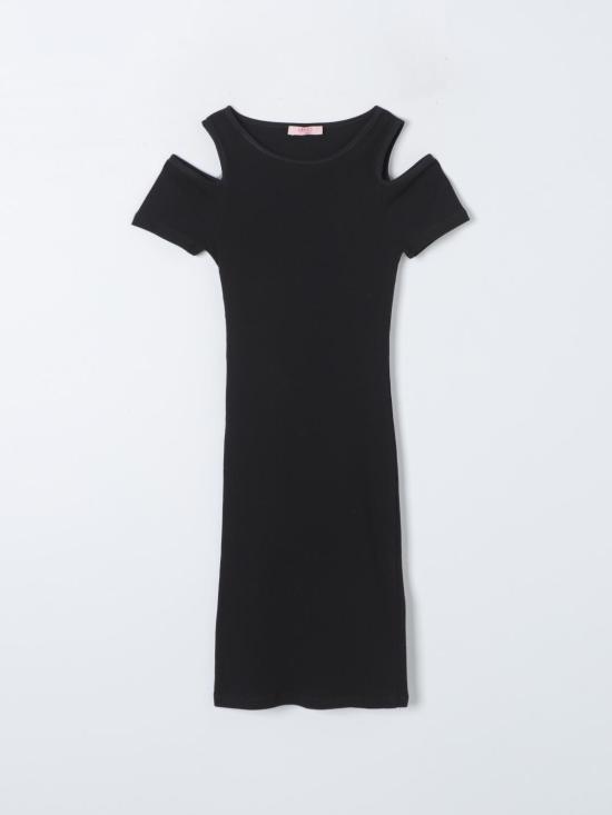 24SS [키즈] 리우조 원피스 GA4077J4705 22222 Black - LIU JO