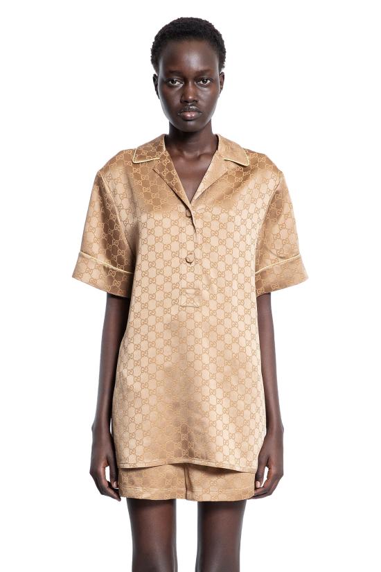  구찌 셔츠 814927ZAQKJ2031 Brown - GUCCI