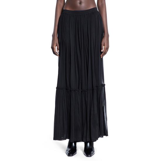  생로랑 롱 스커트 823141Y115W1000 Black