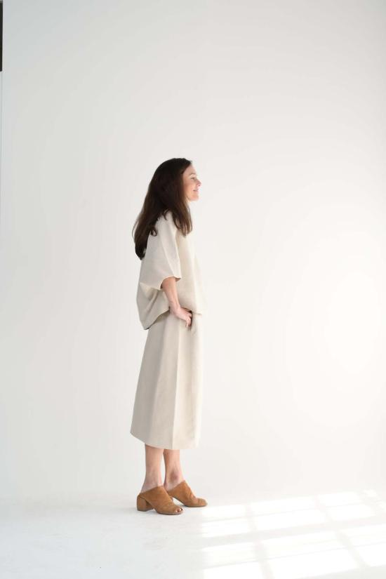  보부틱 미디 스커트 스무스 시트  펄 - BOBOUTIC