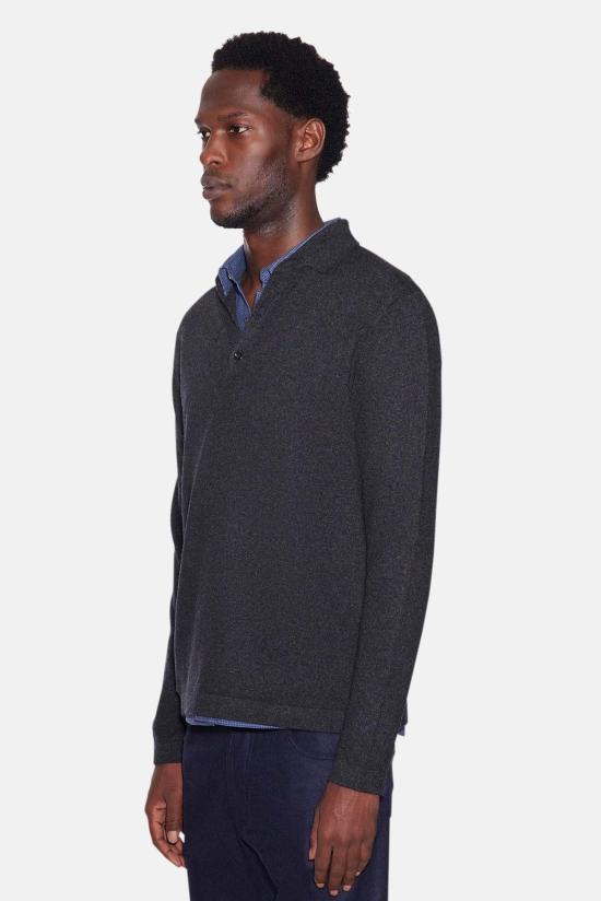  더 타일 클럽 스웨터 타일 클럽 레밍턴 폴로 아스팔트 - THE TILE CLUB