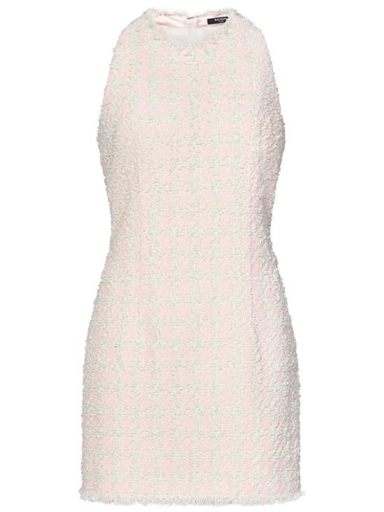 25SS 발망 숏 원피스 EF1R3295XK69OHP PINK