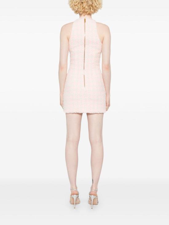 25SS 발망 숏 원피스 EF1R3295XK69OHP PINK - BALMAIN