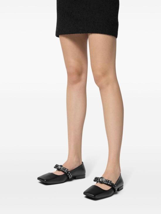 25SS 베르사체 플랫 슈즈 1016073 1A01006 1B00P Black - VERSACE