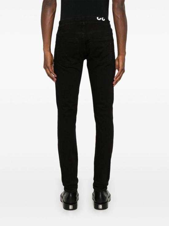  돈답 스트레이트 팬츠 UP232DSH337UHU5999 Black - DONDUP
