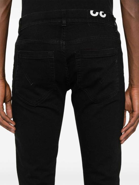  돈답 스트레이트 팬츠 UP232DSH337UHU5999 Black - DONDUP