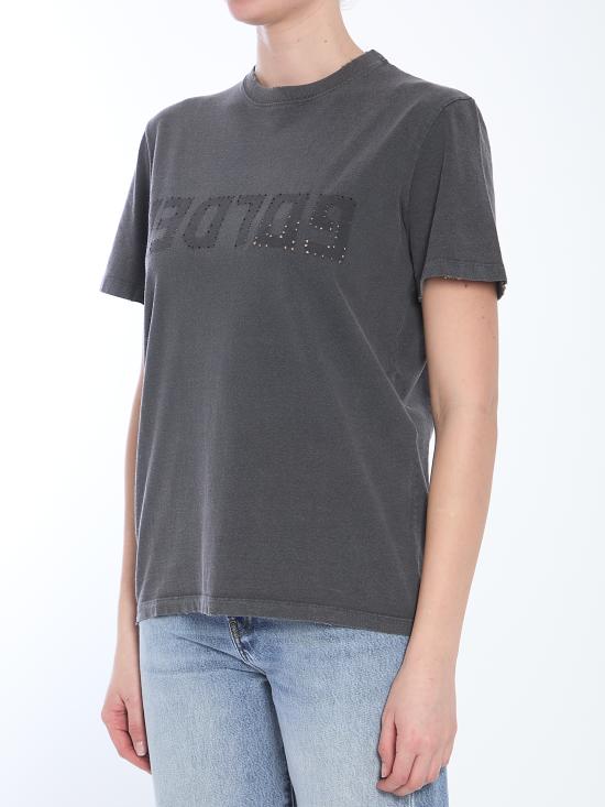 25SS 골든구스 반팔 티셔츠 GWP01220 GREY - GOLDEN GOOSE