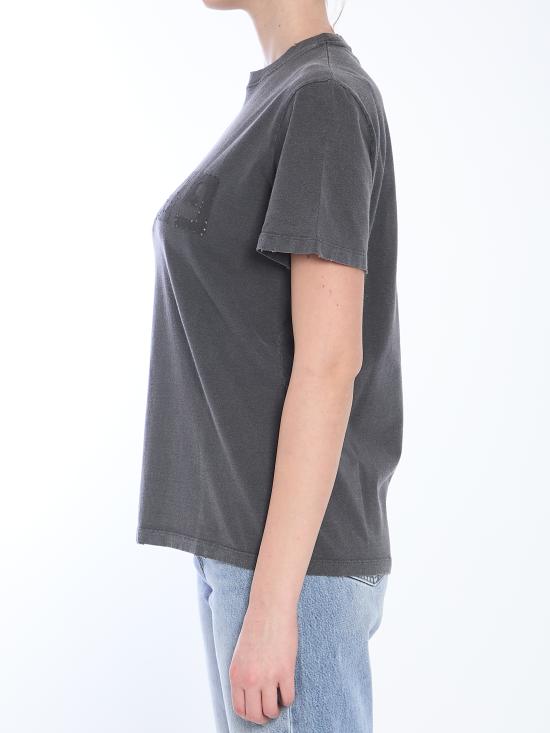 25SS 골든구스 반팔 티셔츠 GWP01220 GREY - GOLDEN GOOSE