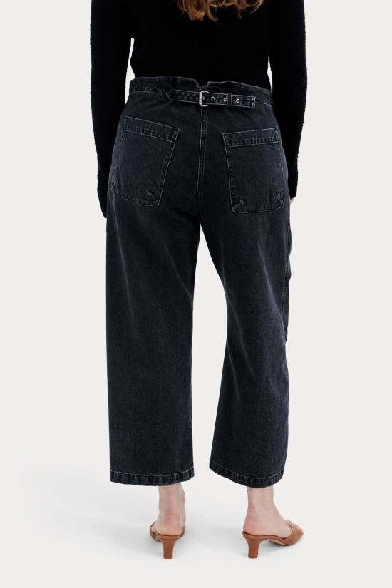  레이첼 코미 데님 팬츠 엘킨 팬츠 블랙 워시드 샐리나스 - RACHEL COMEY