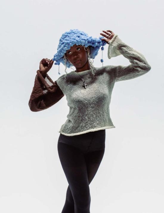  R4tgrll 버킷햇 모스 햇 클라우드 블루