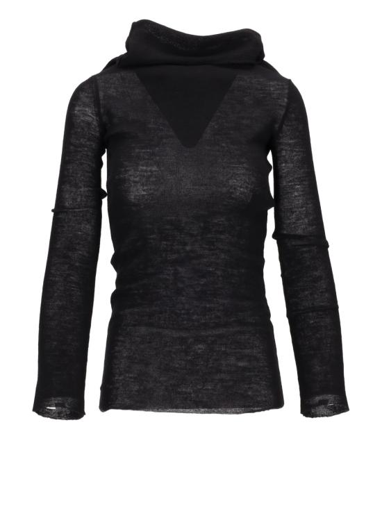 25SS 앤 드뮐미스터 후드 티셔츠 B0010916FA059 099 BLACK 2202 W KN29 FA059 099