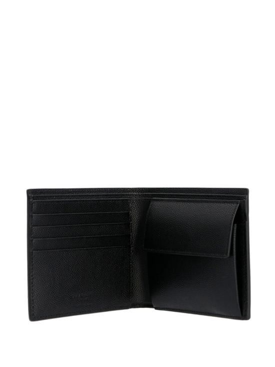 26FW 생로랑 그랑 드 뿌드르 엠보스드 레더 이스트/웨스트 동전 반지갑 396303BTY0N 1000 NERO - SAINT LAURENT