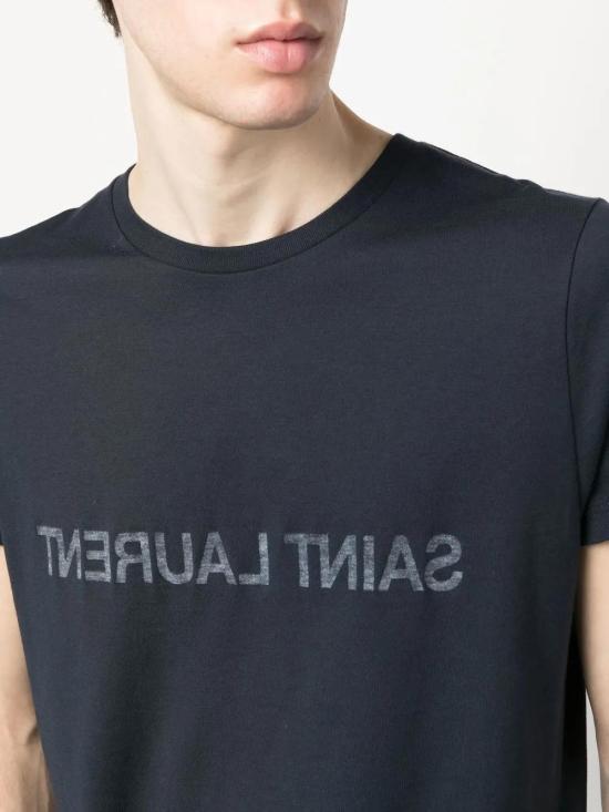 25FW 생로랑 리버스 티셔츠 663278Y37AW 4145 - SAINT LAURENT